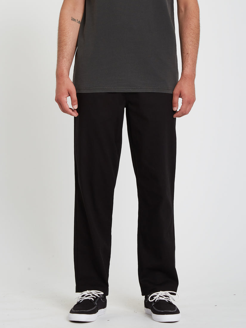 Psychstone Elastic Waist Pants - Black Combo