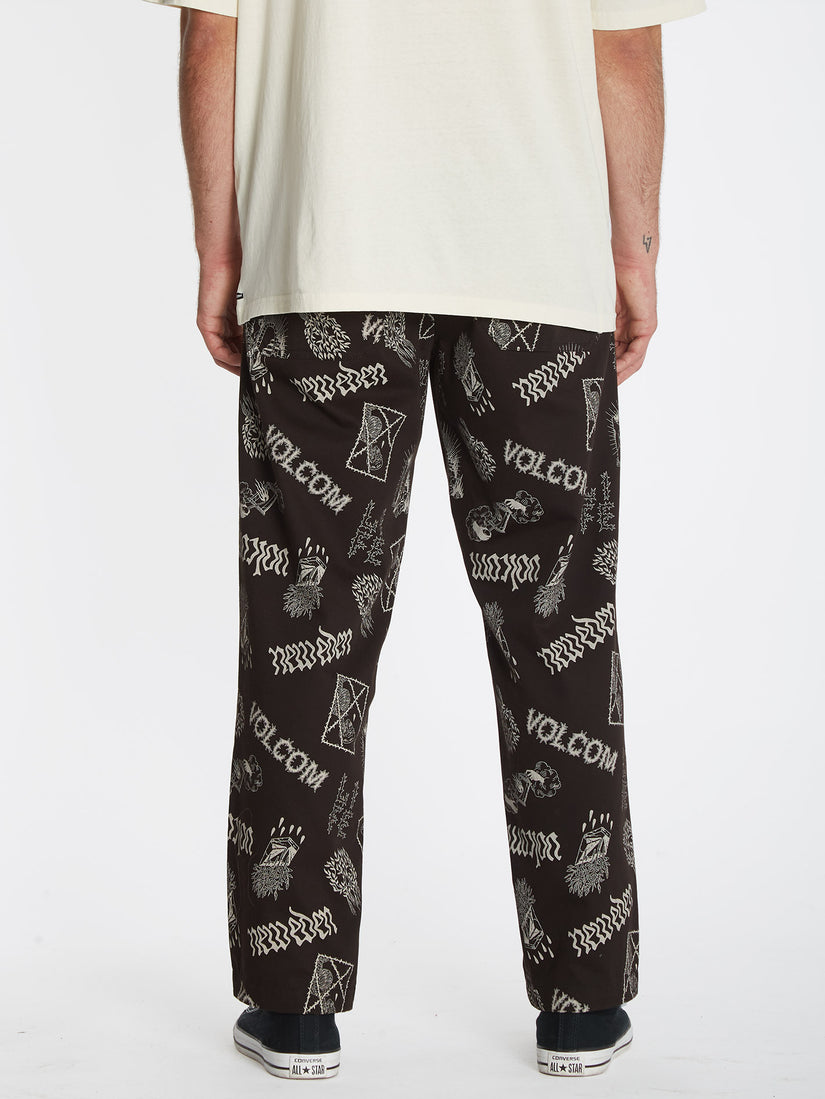 Featured Artist Vaderetro Elastic Waist Pants - Print (A1232204_PRT) [B]