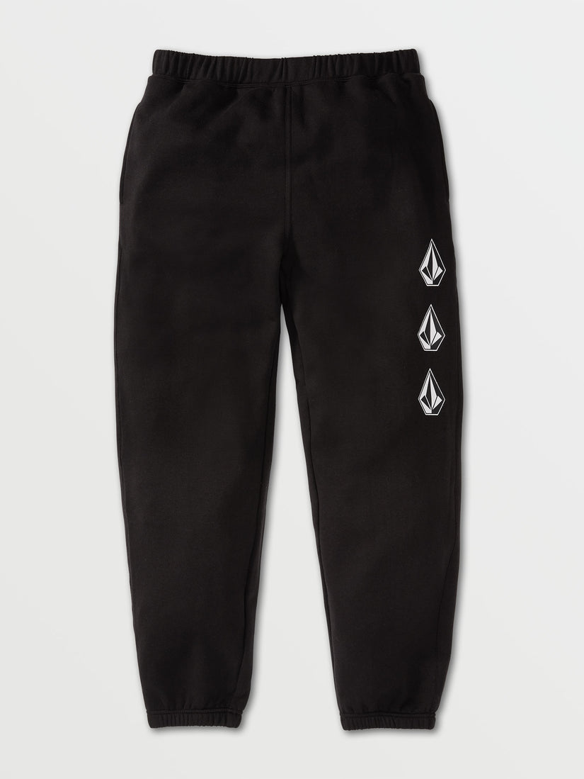 Iconic Stone Fleece Pants - Black (A1242102_BLK) [F]