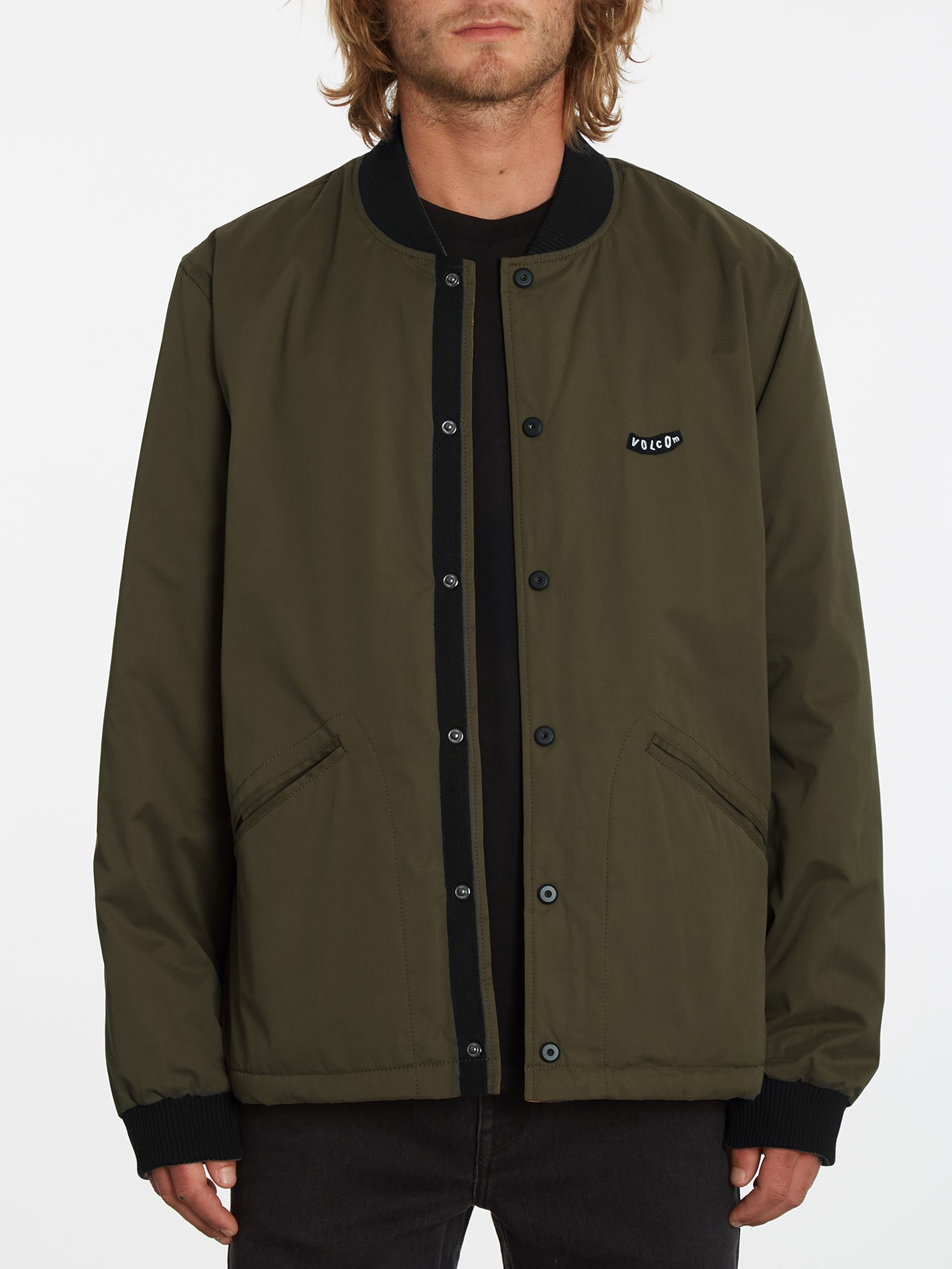 Lookster Jacket - Service Green – Volcom US