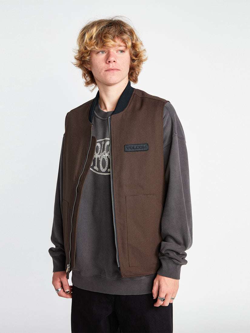 Skate Vitals Collin Provost Vest - Dark Brown (A1832202_DBR) [F]