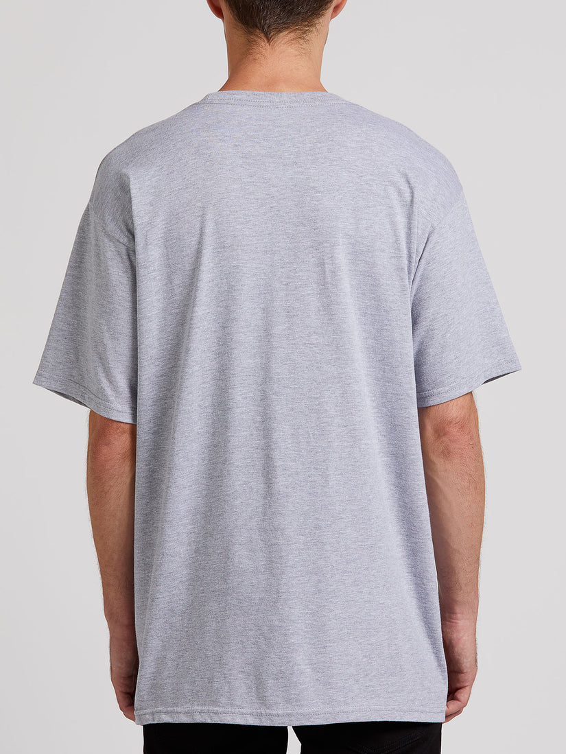 Crisp Stone Short Sleeve Tee - Heather Grey (A3511800_HGR) [B]