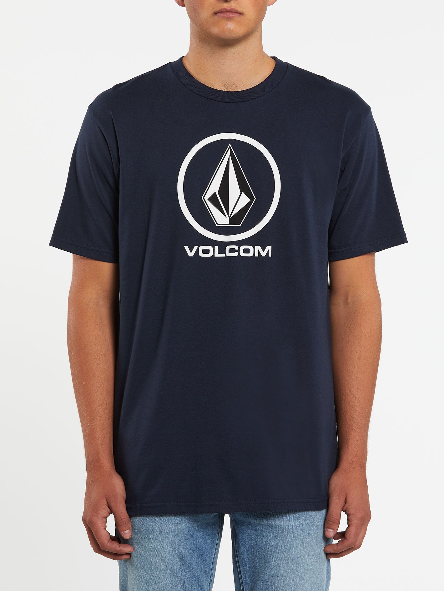 Crisp Stone Short Sleeve Tee - Navy – Volcom US