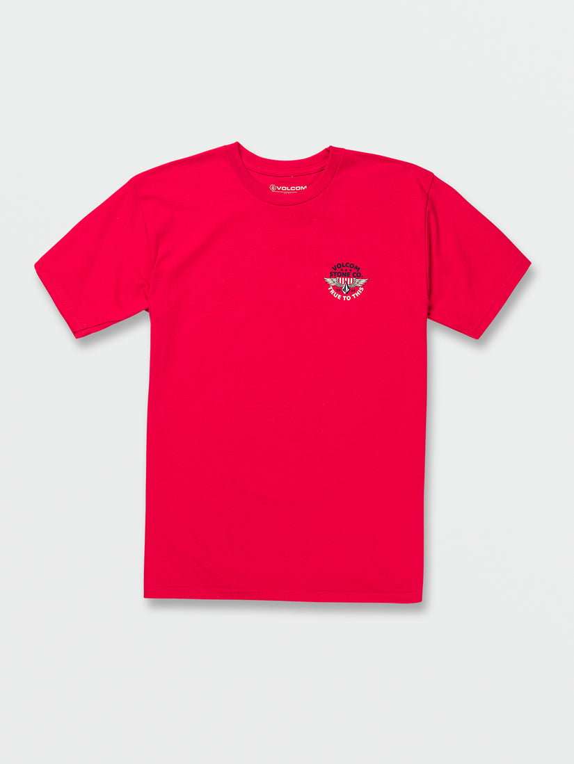 Winged Beast Short Sleeve Tee - Ribbon Red (A3522206_RNR) [F]