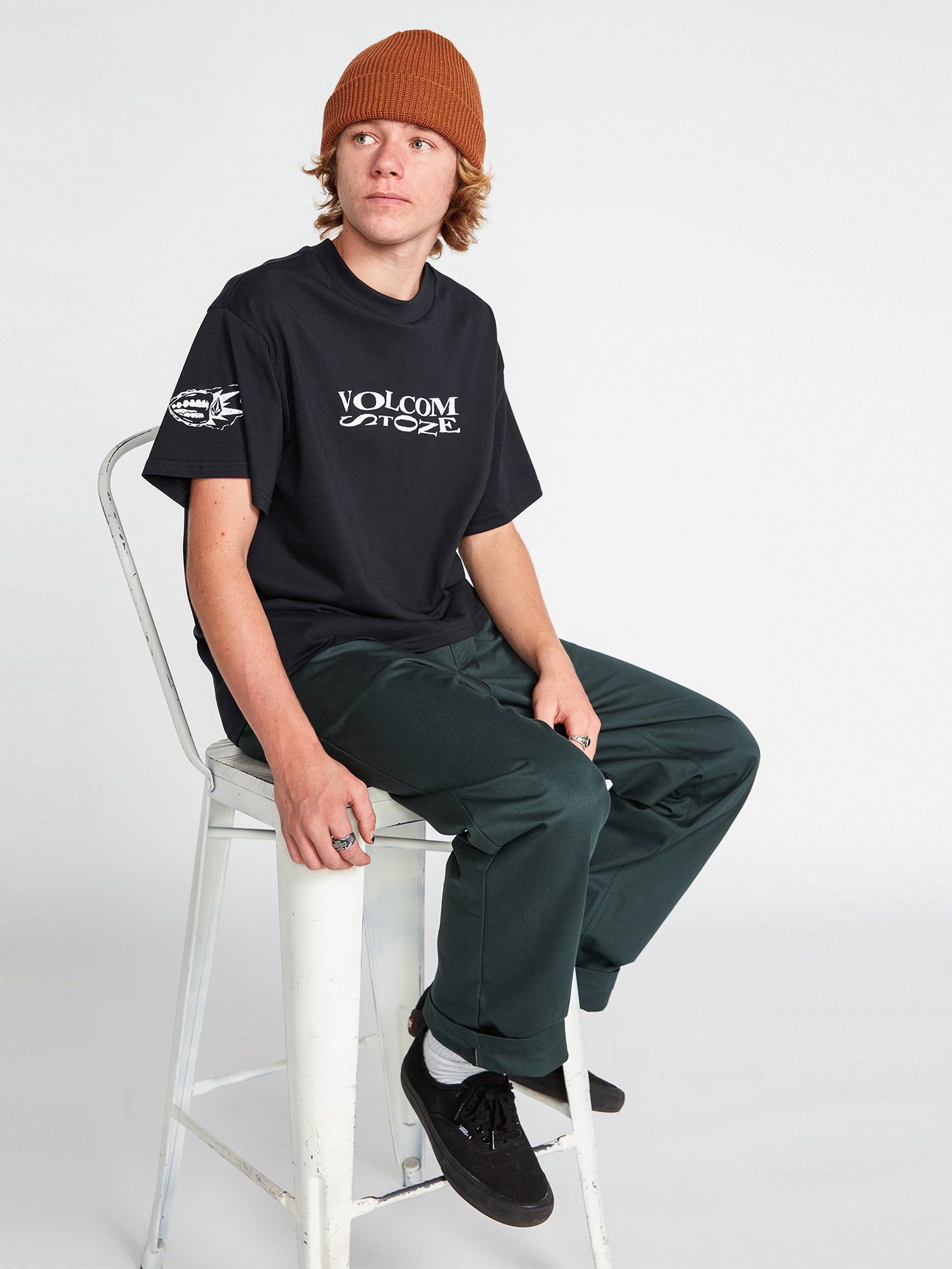 Skate Vitals Short Sleeve Tee - Black – Volcom US