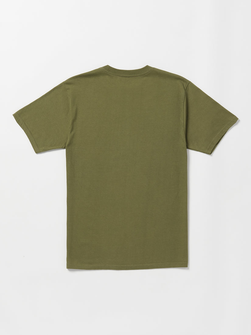 Circle Stone Short Sleeve Tee - Military (A3532300_MIL) [B]