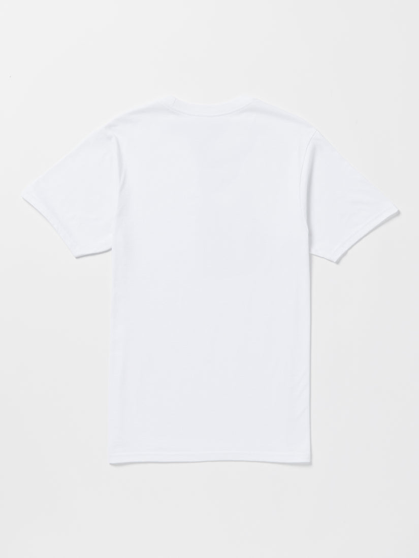 Circle Stone Short Sleeve Tee - White (A3532300_WHT) [B]