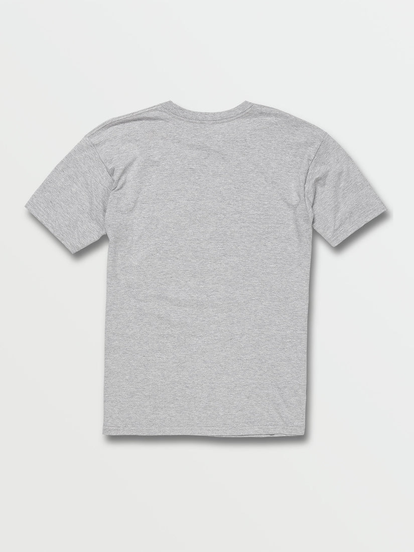 Crisp Stone Short Sleeve Tee - Heather Grey (A3542107_HGR) [B]