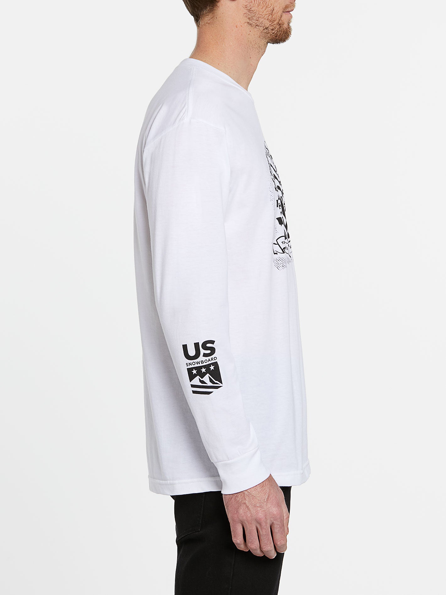 Mens USA Long Sleeve Tee - White – Volcom US