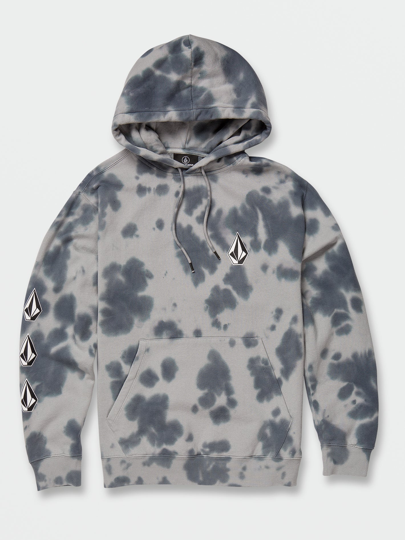 Volcom deadly stones black tie hot sale dye hoodie