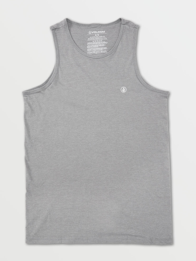 V Circle Stone Tank - Heather Grey (A45118V3_HGR) [F]