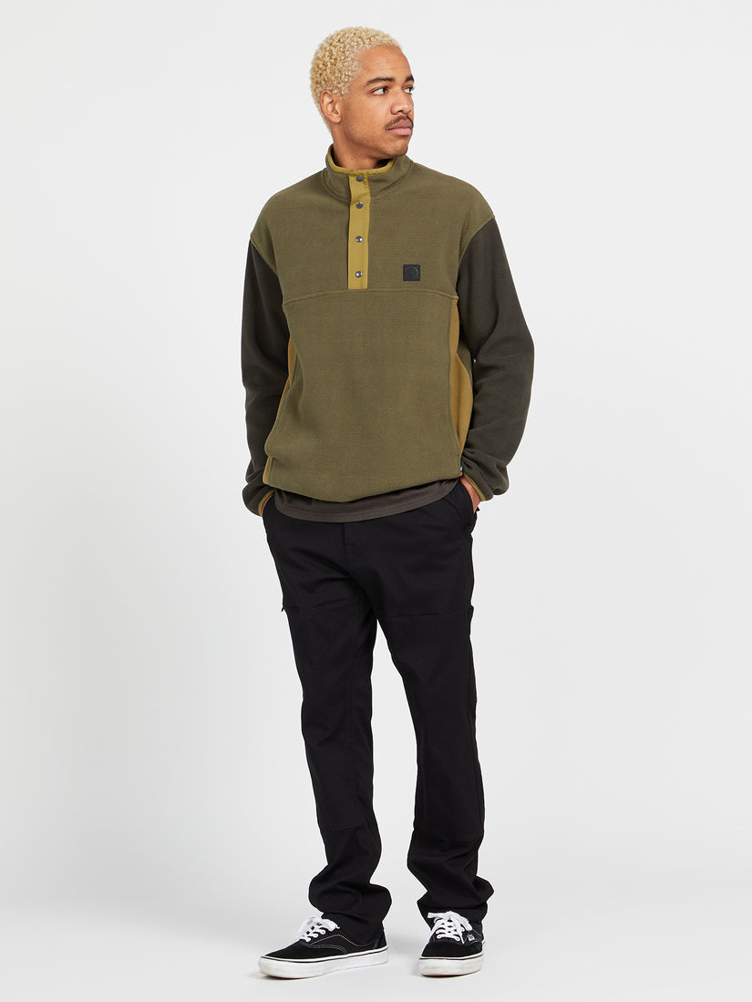 Error92 Mock Neck Sweatshirt - Military (A4632200_MIL) [F]