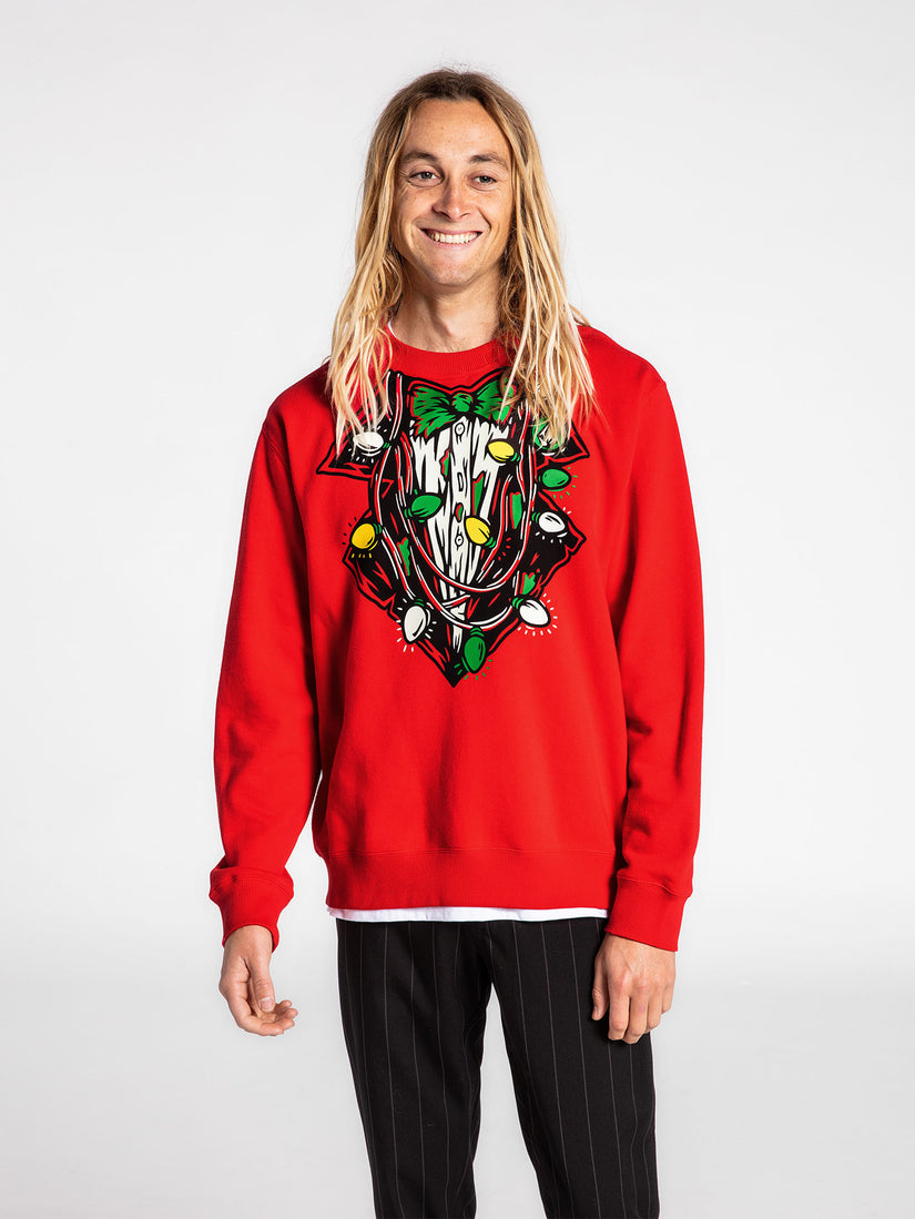 Christmas Crew Sweatshirt - Ribbon Red (A4642103_RNR) [5]