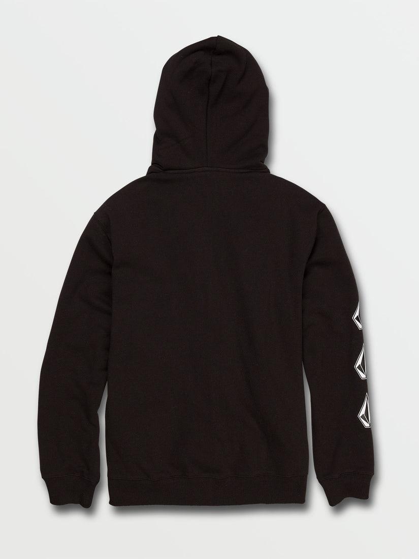 Iconic Stone Zip Hoodie - Black (A4842101_BLK) [B]