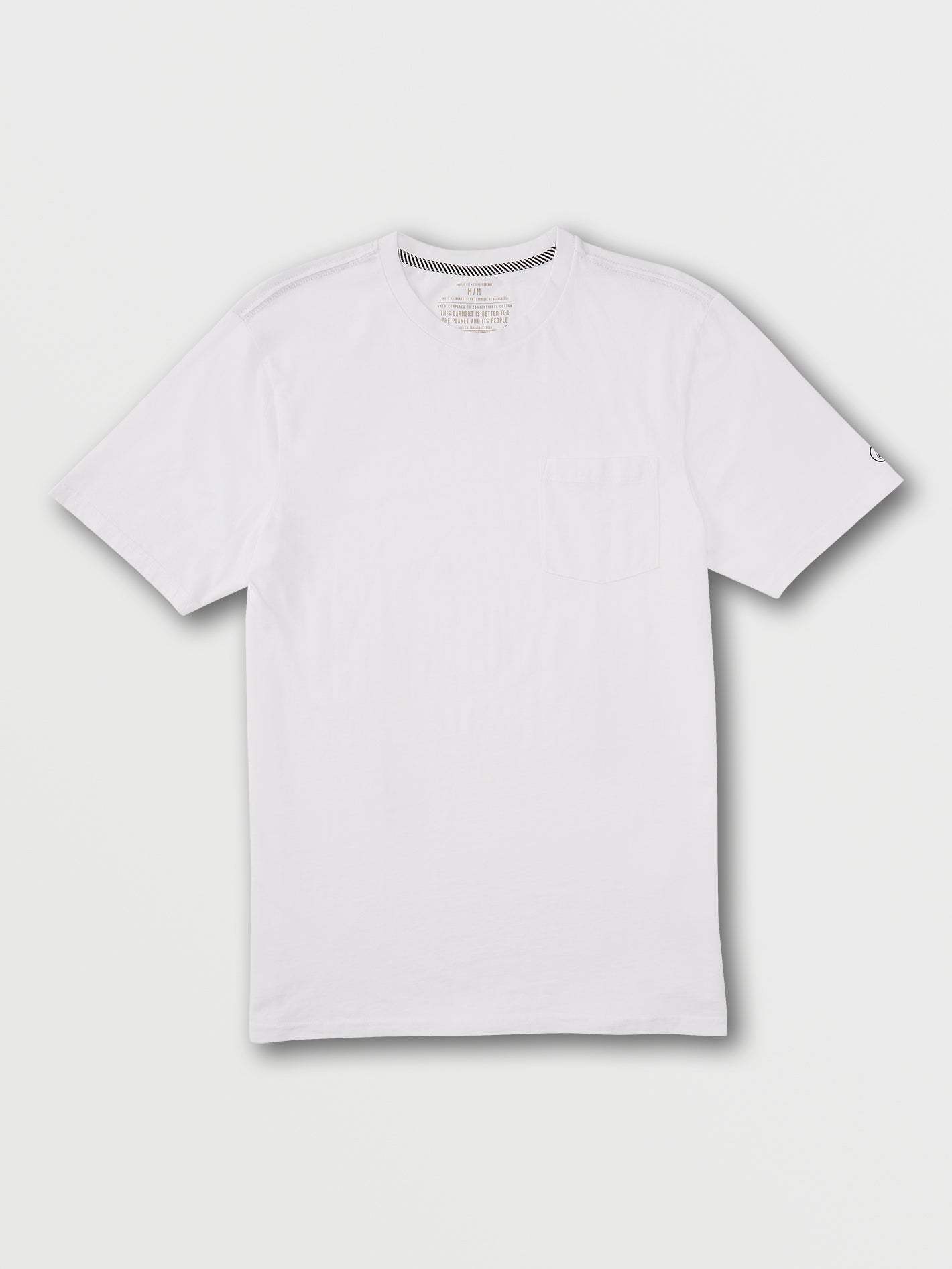 Short Sleeve Pocket Tee  “Too Small - White – Coosa Cotton