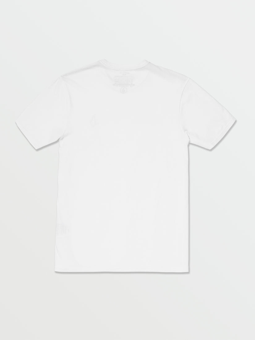 Iconic Stone Short Sleeve Tee - White (A5012312_WHT) [B]