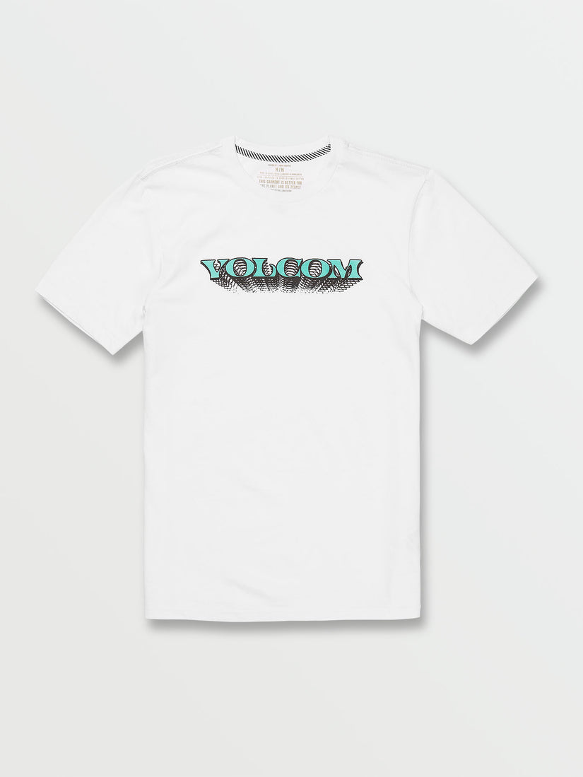 Holograph Short Sleeve Tee - White (A5042107_WHT) [F]