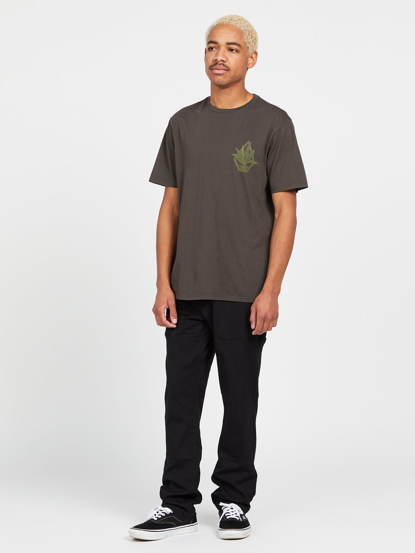 Perennial Farm To Yarn Short Sleeve Tee - Rinsed Black (A5042201_RIB) [2]