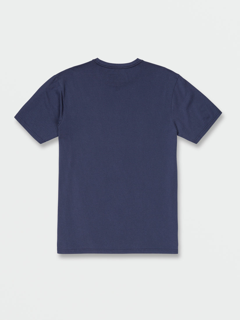 Solid Short Sleeve Pocket Tee - Baja Indigo (A5042210_BAI) [B]