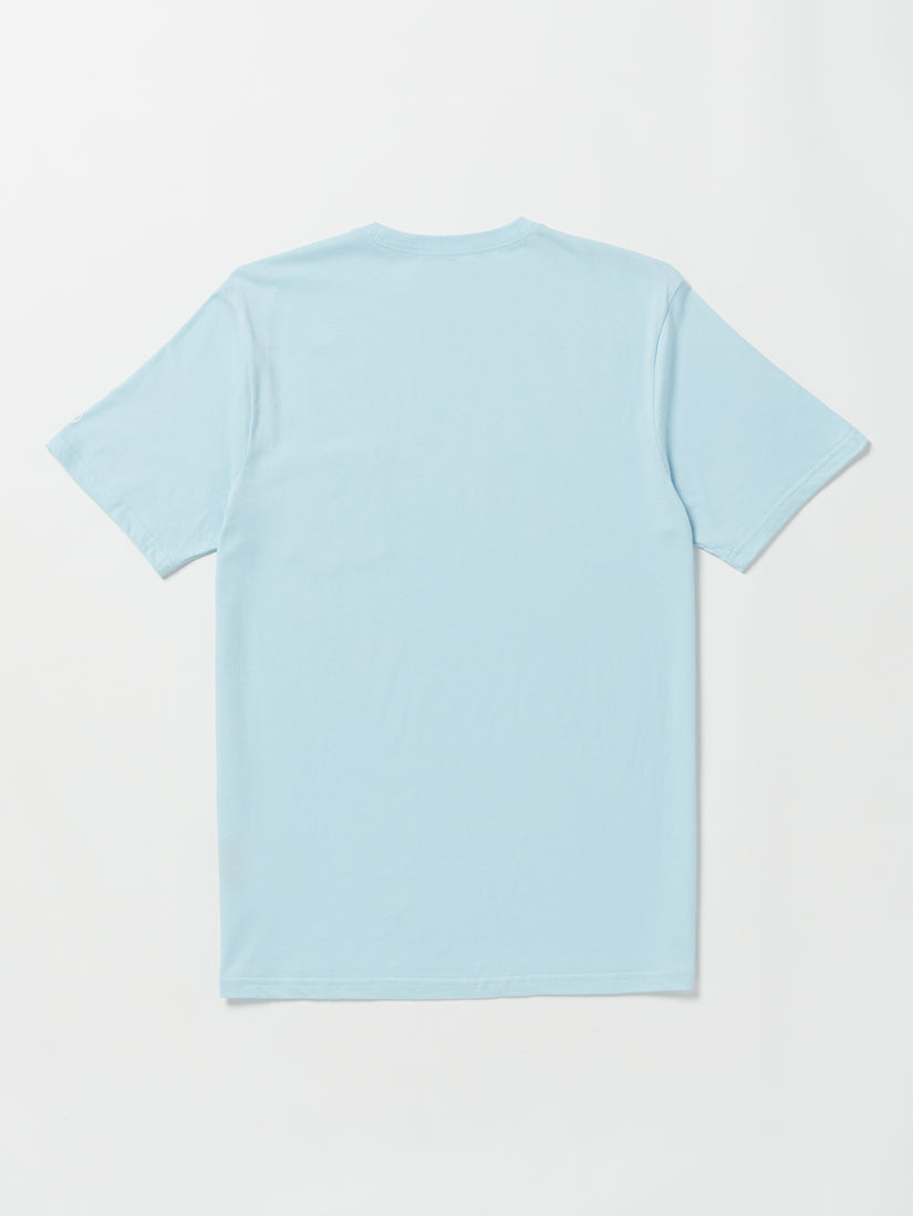 Solid Short Sleeve Pocket Tee - Misty Blue (A5042210_MYB) [B]