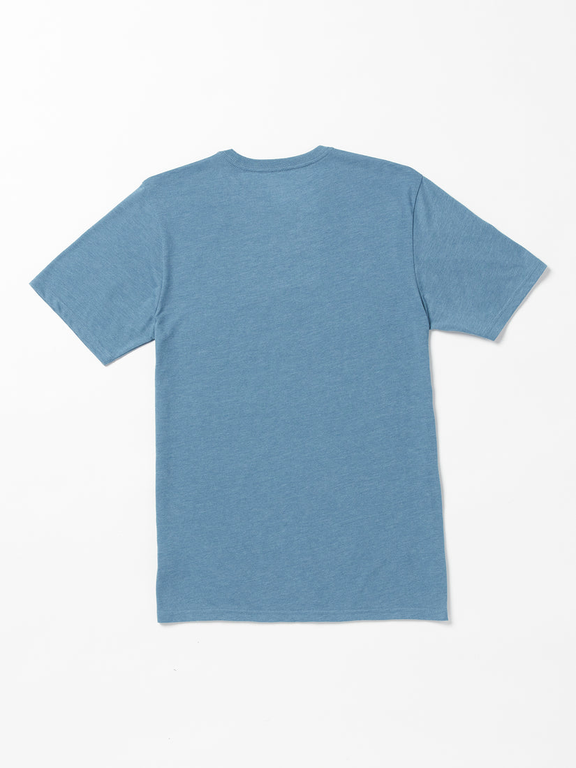 Stone Link Short Sleeve Tee Shirt - Indigo Ridge Heather (A5712300_IRH) [B]