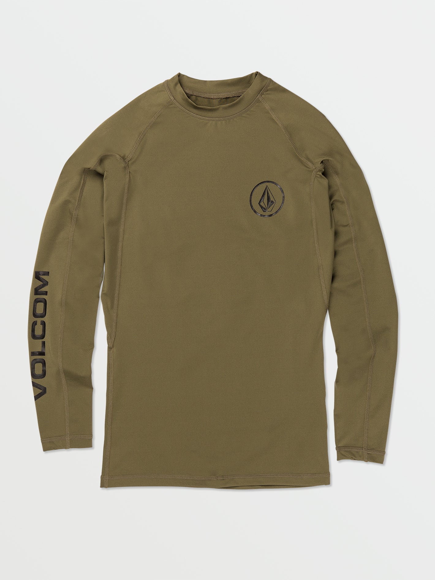 Lido Solid Long Sleeve Shirt - Military