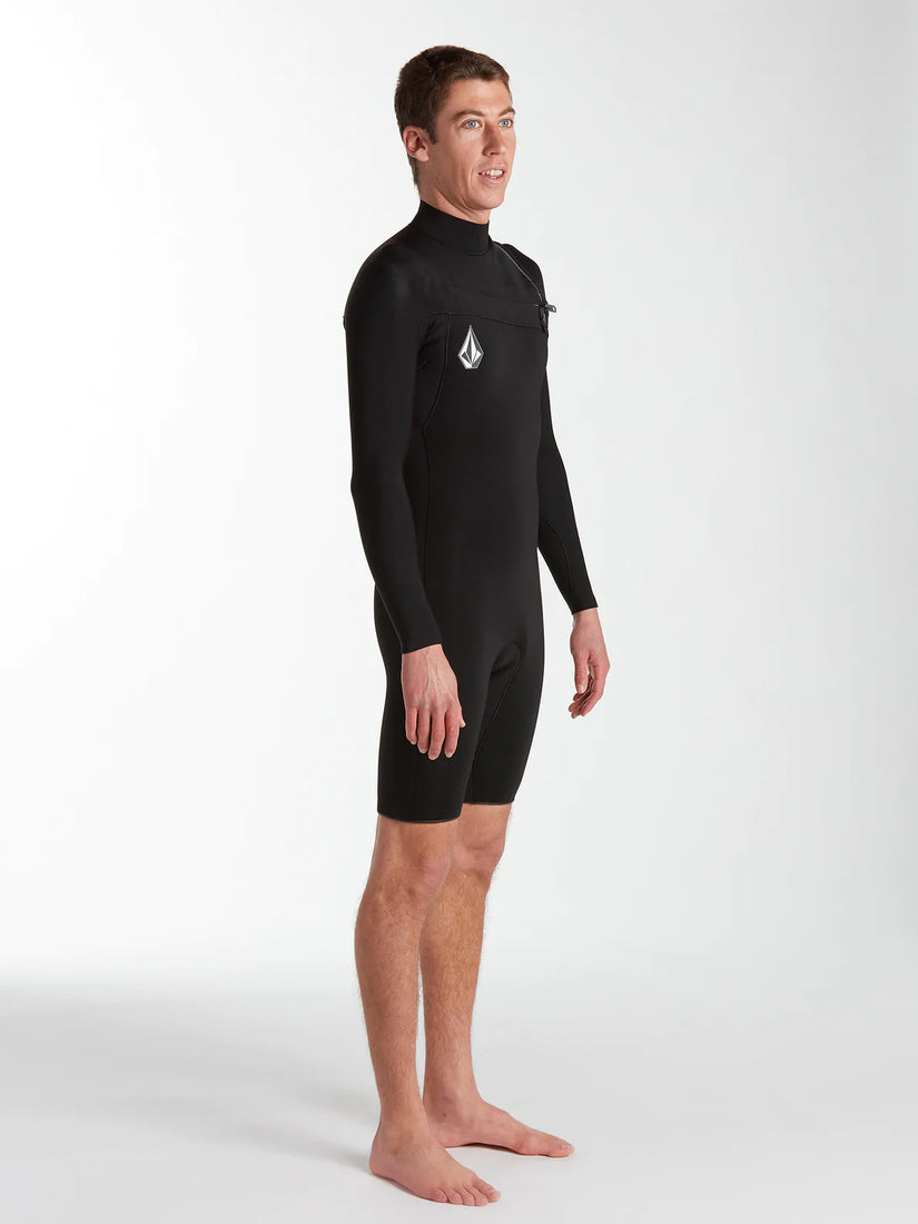 Modulator 2mm Long Sleeve Chest Zip Wetsuit - Black (2022)