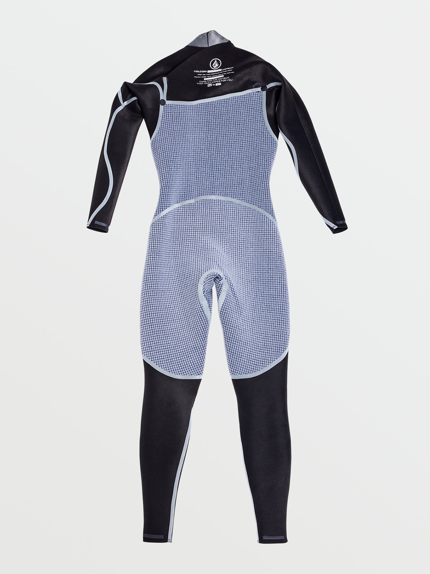 Modulator 4/3mm Long Sleeve Chest Zip Wetsuit - Black (2022) | Volcom US