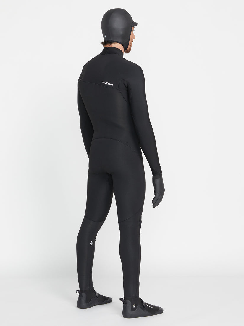 Mens Modulator 4/3mm Chest Zip Fullsuit - Black