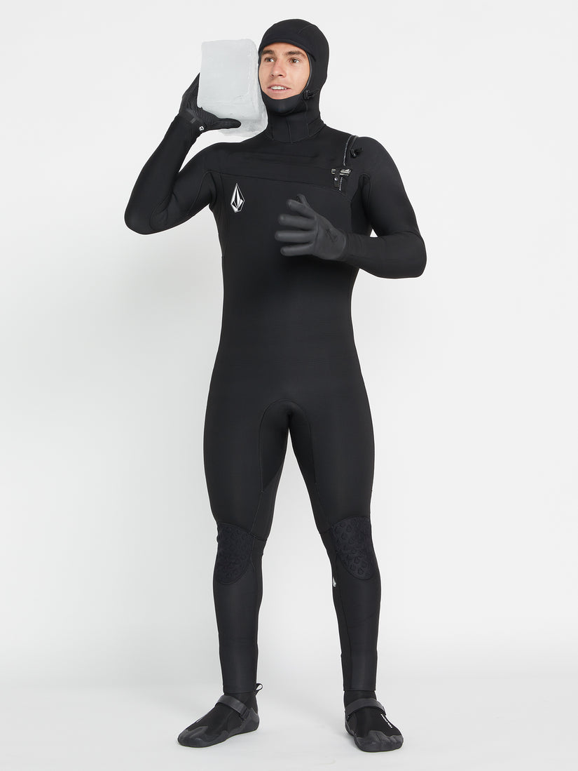 Modulator 5/4/3mm Hooded Chest Zip Wetsuit - Black (A9532003_BLK) [4]