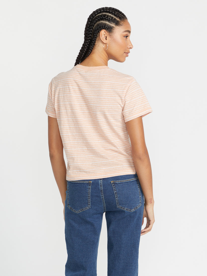 Halite Stripe Short Sleeve Shirt - Clay (B0132307_CLY) [B]