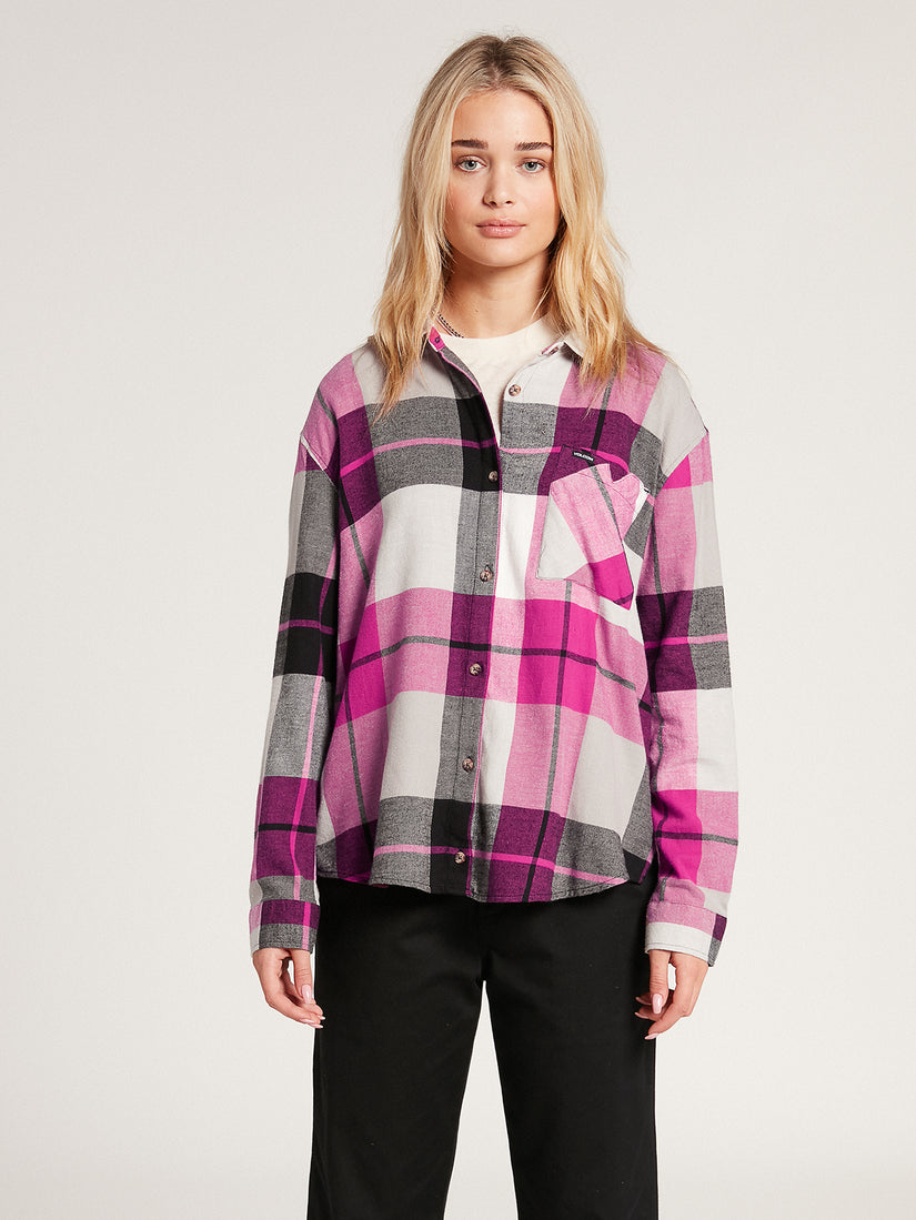 Plaid to Meet U Long Sleeve Flannel - Acai – Volcom US