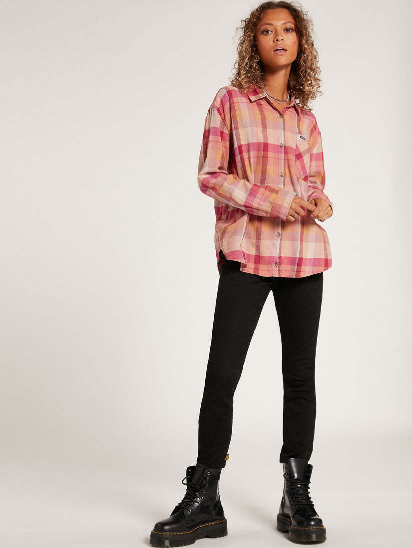 Plaid to Meet U Long Sleeve Flannel - Auburn (B0512100_AUB) [2]