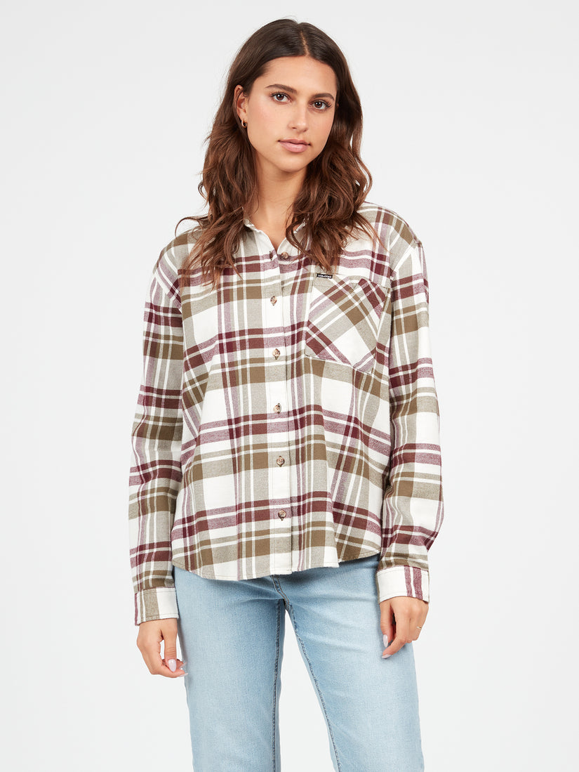 Plaid To Meet U Long Sleeve Flannel - Dark Camo (B0512100_DCA) [1]