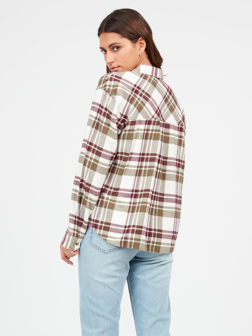 Plaid To Meet U Long Sleeve Flannel - Dark Camo (B0512100_DCA) [B]