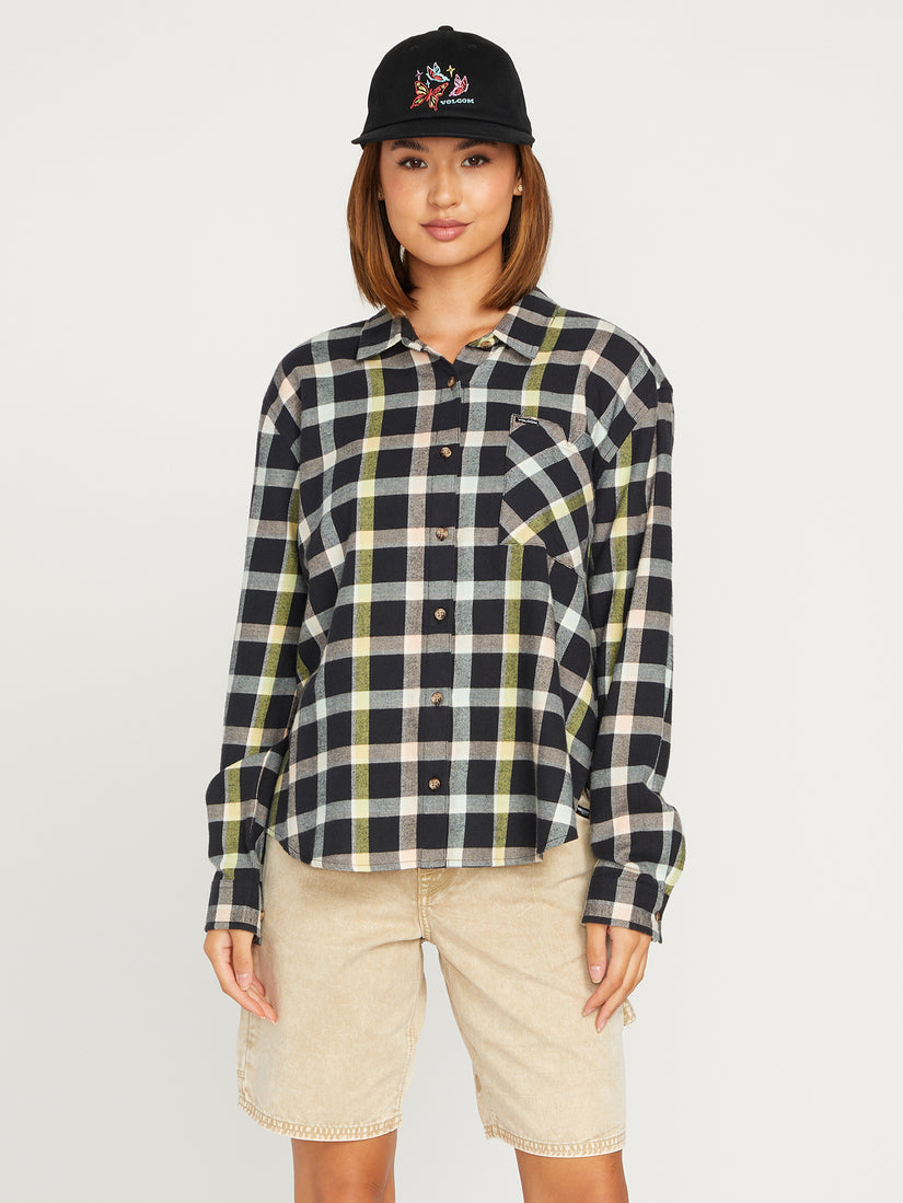 Plaid To Meet U Long Sleeve Shirt - Multi (B0512100_MLT) [1]