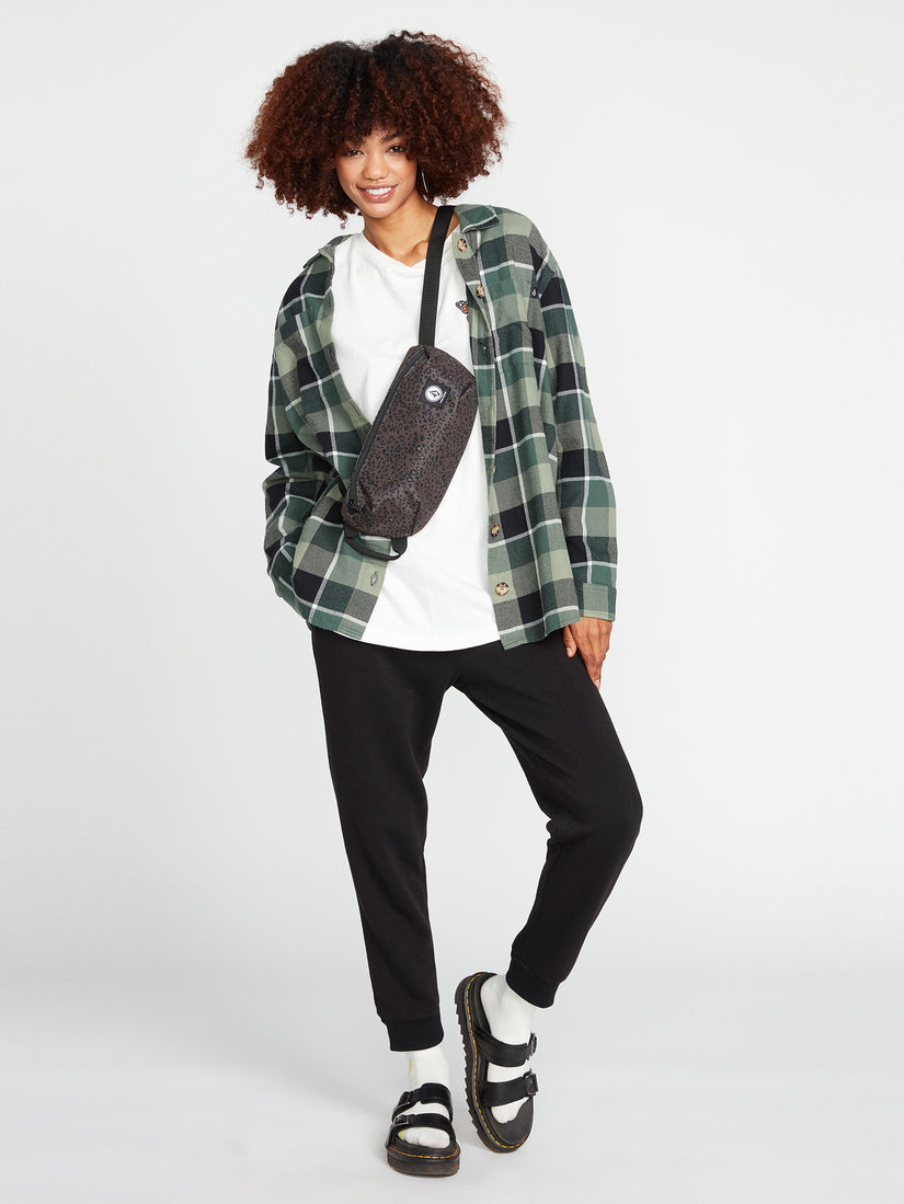 Oversize Me Flannel - Dark Pine (B0532202_DPN) [F]