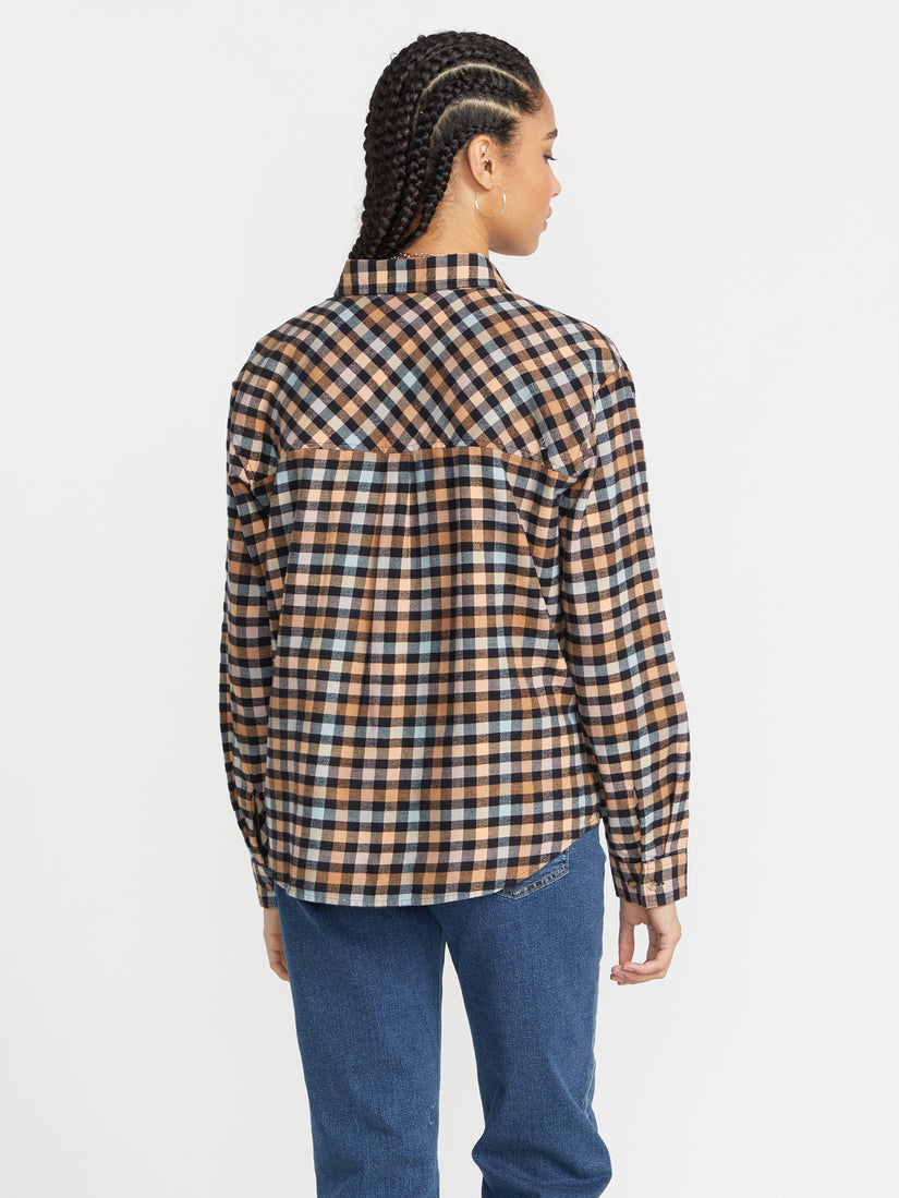 Plaid To Meet U Long Sleeve Shirt - Winter Orchid (B0532302_ORC) [B]