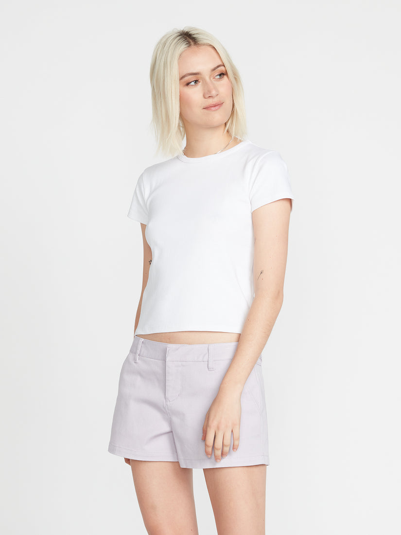 Frochickie Chino Shorts - Lavender (B0932205_LAV) [F]