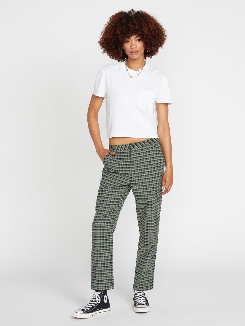 Frochickie Highrise Chino Pants - Dark Pine (B1131809_DPN) [1]