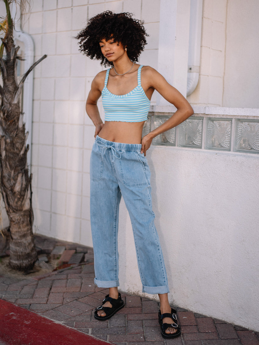 Sunday Strut Pant - Pale Blue