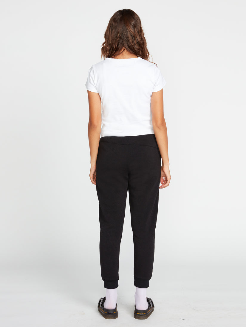 Stone Stackedd Jogger Pants - Black (B1232203_BLK) [B]