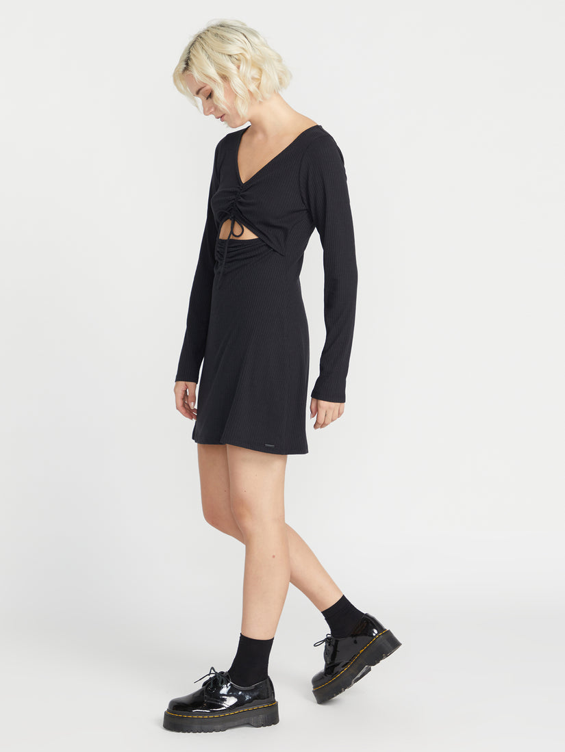 Go Off Girl Dress - Black (B1332302_BLK) [1]