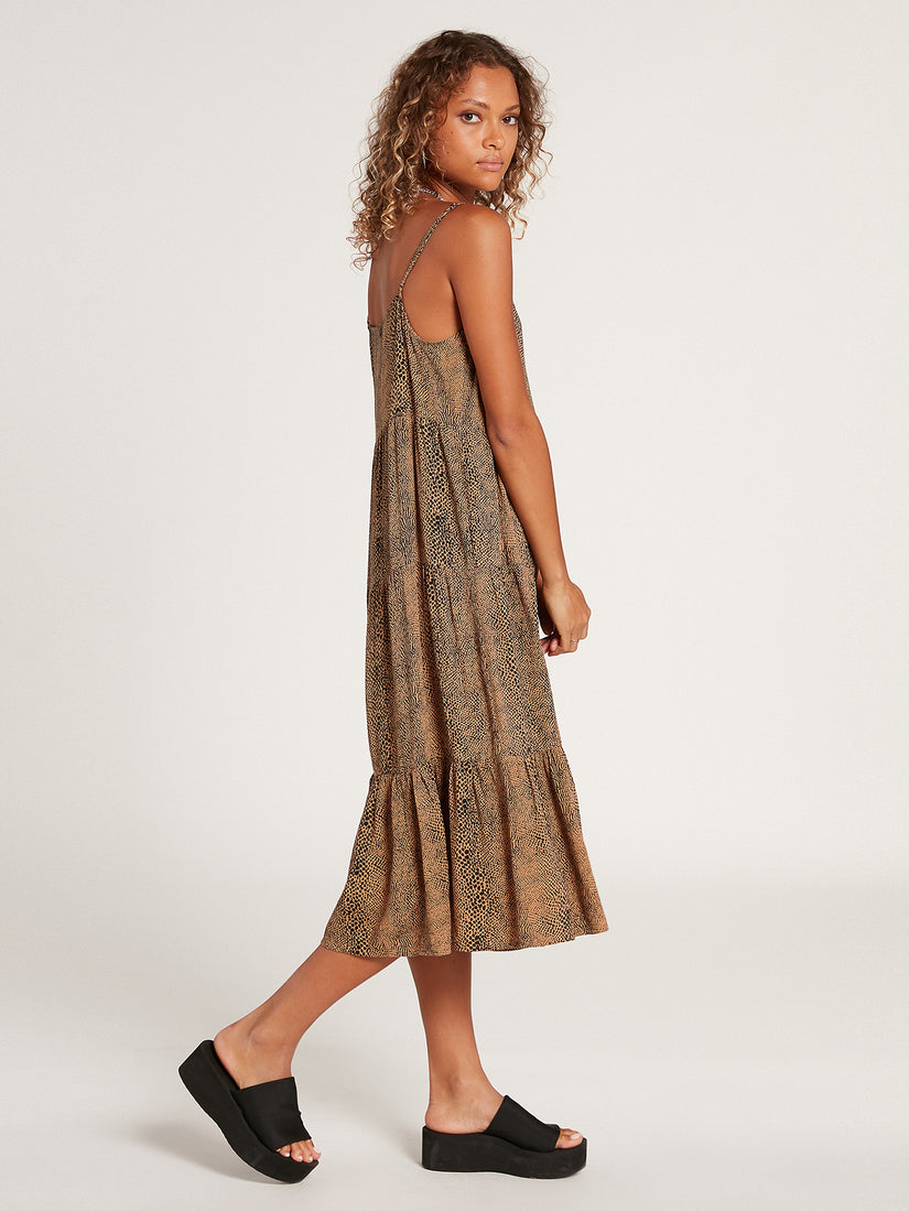 Snakedown Midi Dress - Animal Print (B1342004_ANM) [1]