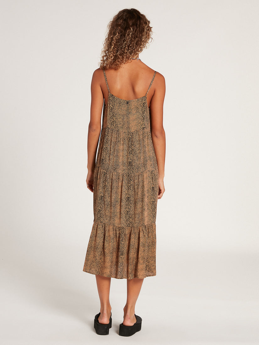 Snakedown Midi Dress - Animal Print (B1342004_ANM) [B]