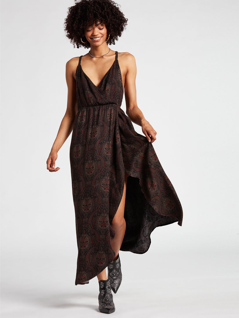 Vinyl Club Maxi Dress - Multi (B1342106_MLT) [2]