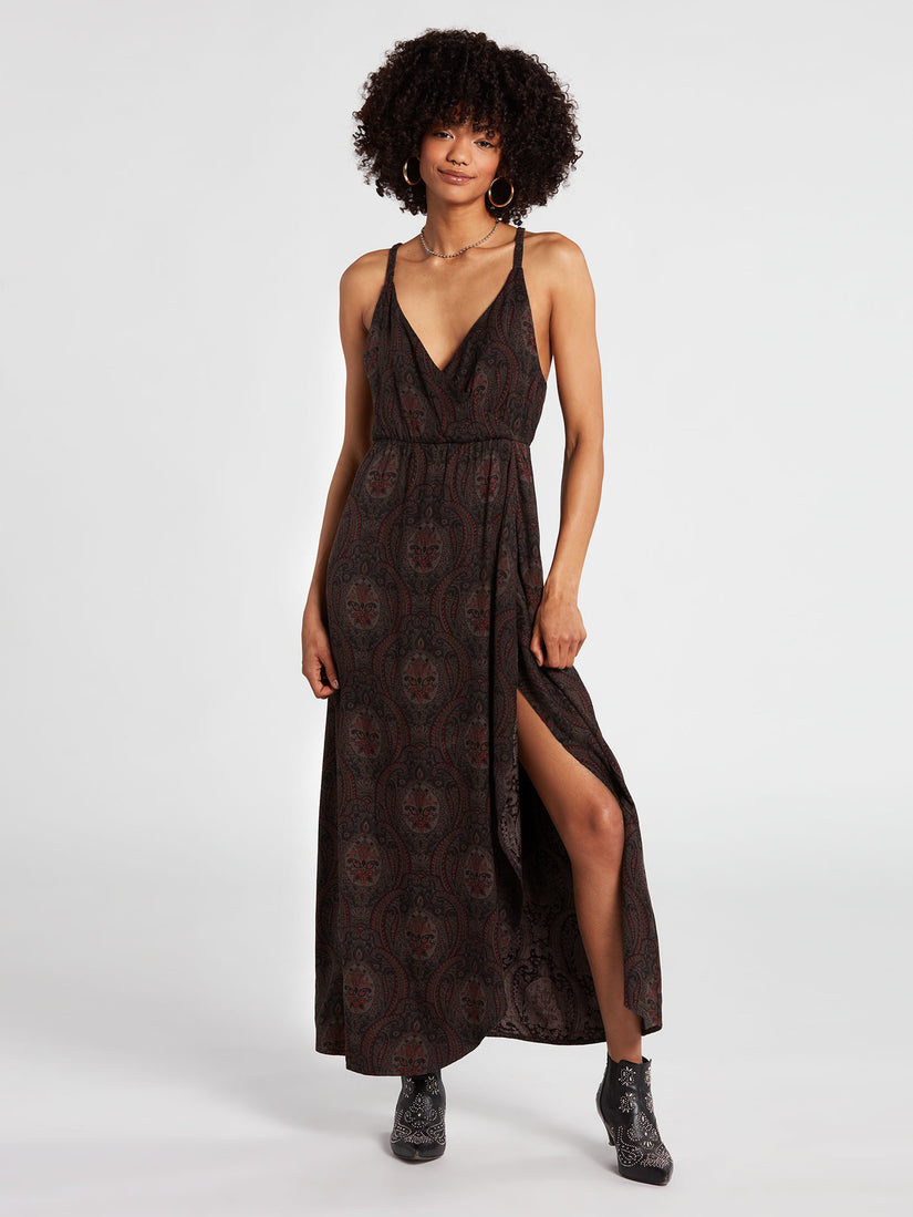 Vinyl Club Maxi Dress - Multi (B1342106_MLT) [F]