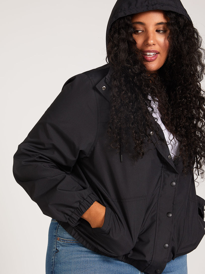 Enemy Stone Jacket Plus Size - Black (B1511800P_BLK) [4]