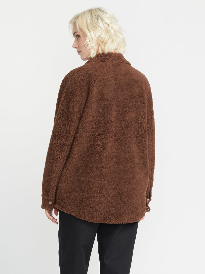 Silent Sherpa Jacket - Chocolate (B1512105_CHO) [B]