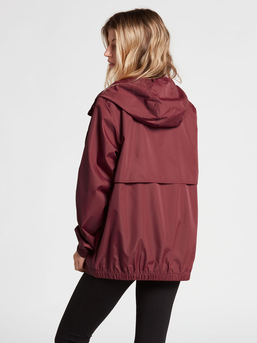 Wind It Up Windbreaker Jacket - Bark Brown (B1542103_BAB) [B]